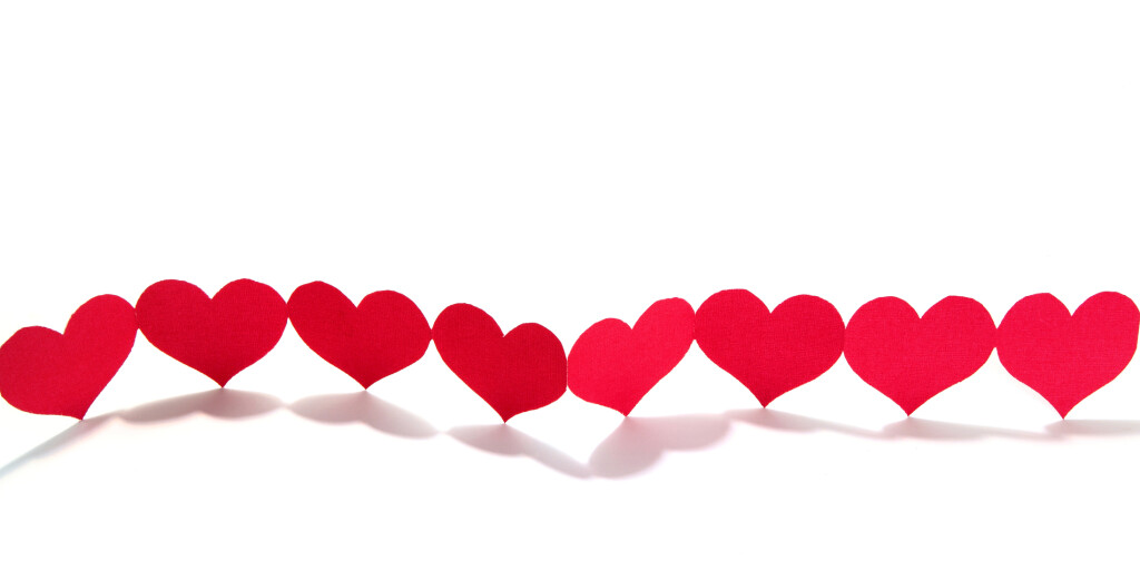 Paper hearts cutout with shadows isolated on whitePlease see some similar pictures from my portfolio: