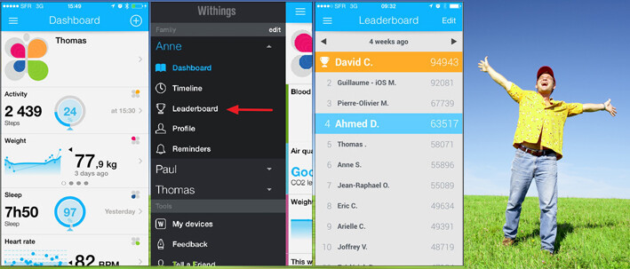 leaderboard withings