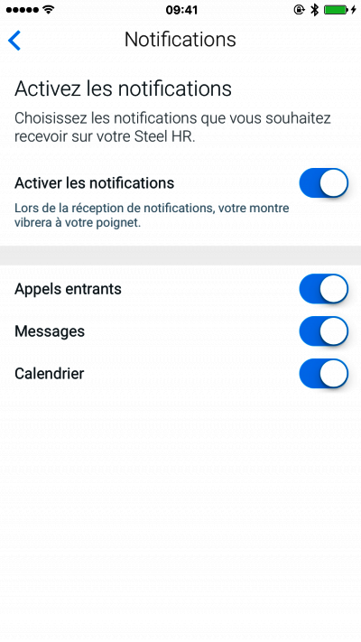 withings steel notifications